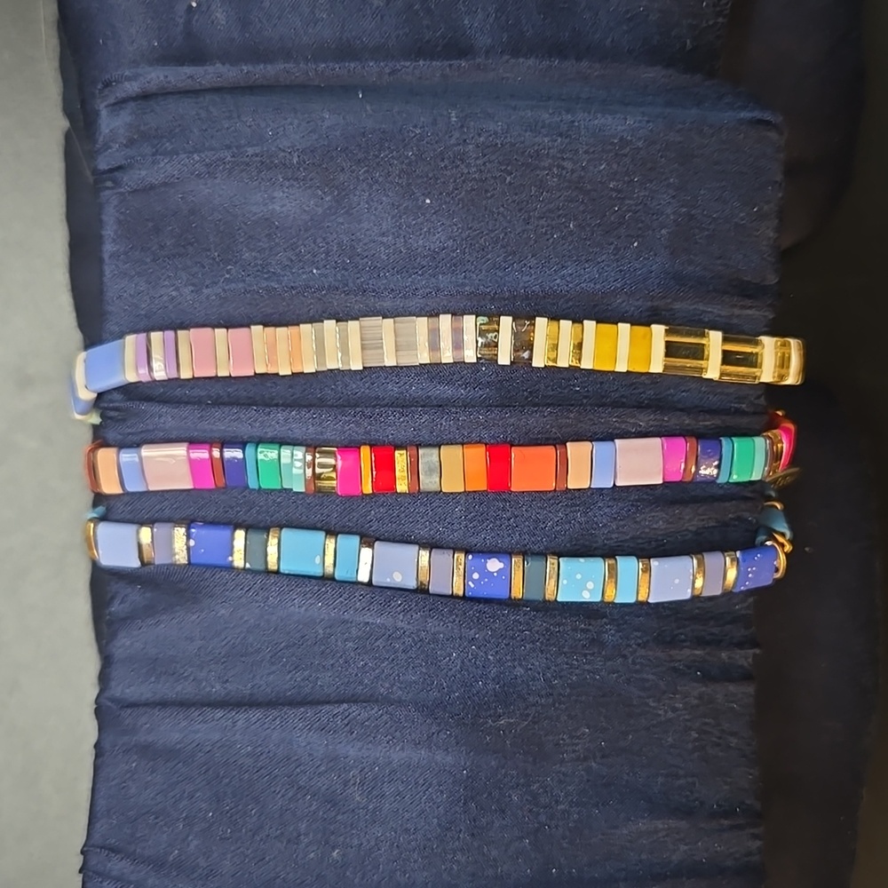 Anthropologie Serafina Chicklet Bracelets (3)